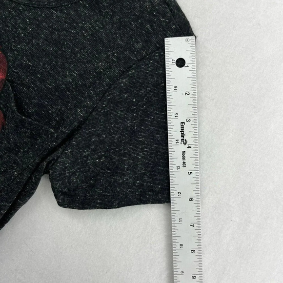 Disney Little Mermaid Women's T Shirt Sz M Black Round Neck Short Sleeve Pocket - Picture 5 of 11